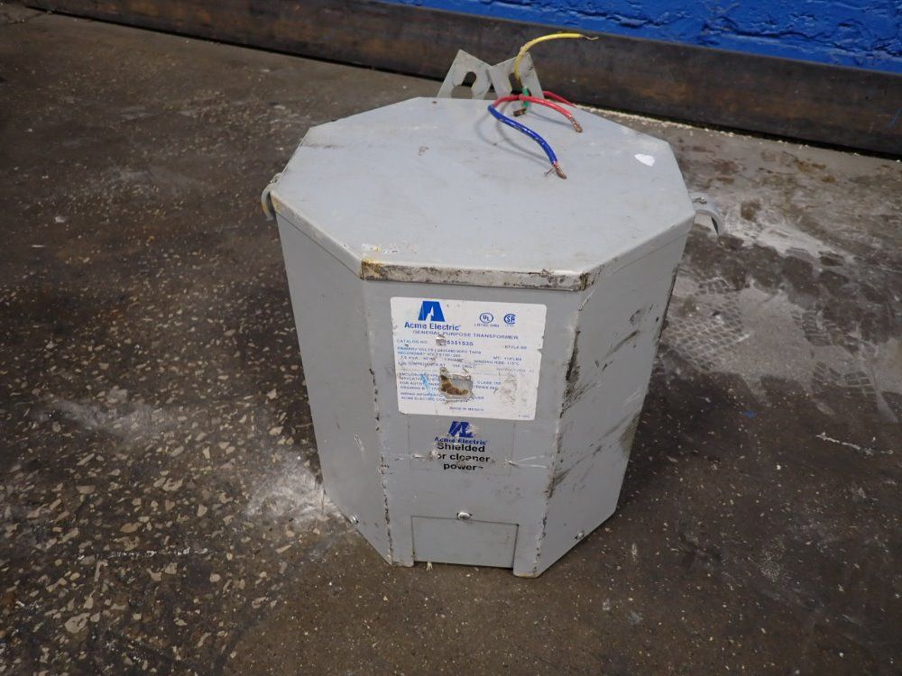 Acme Electric 7.5 Kva Transformer