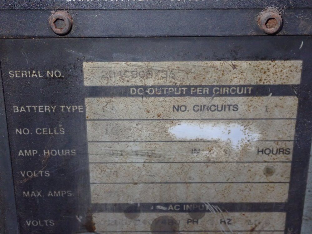 Hobart Battery Charger