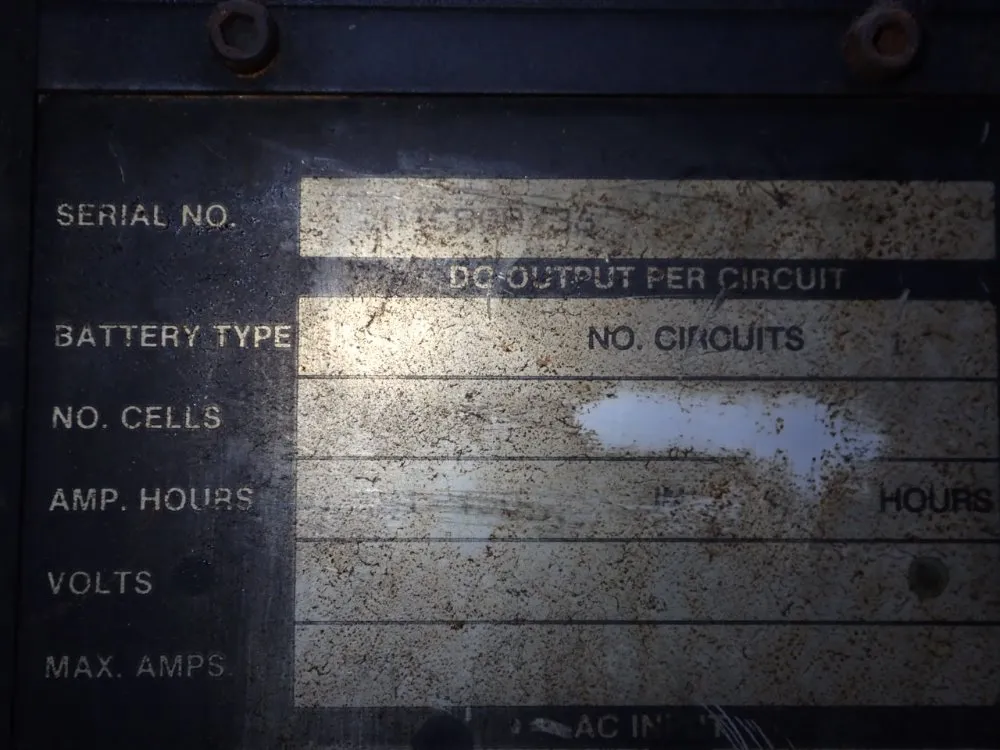 Hobart Battery Charger