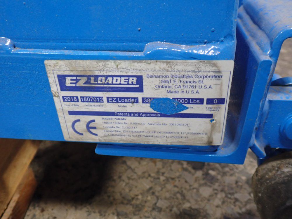 Bishman 4000 Lbs Lift Table - Ex Loader