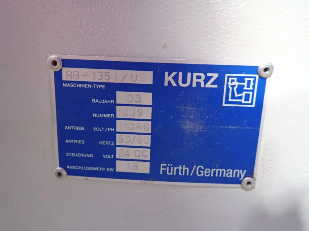Kurz Labeling Machine - Rb-135/us
