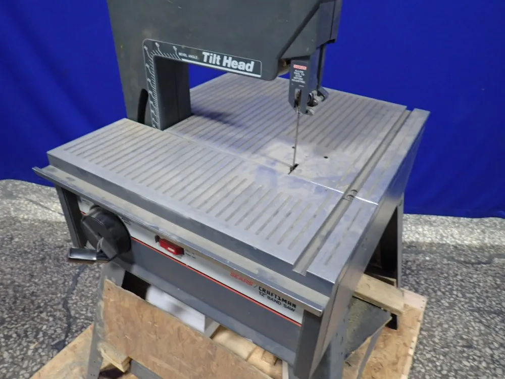 Sears/craftsman 12" Vertical Band Saw - 113.248322