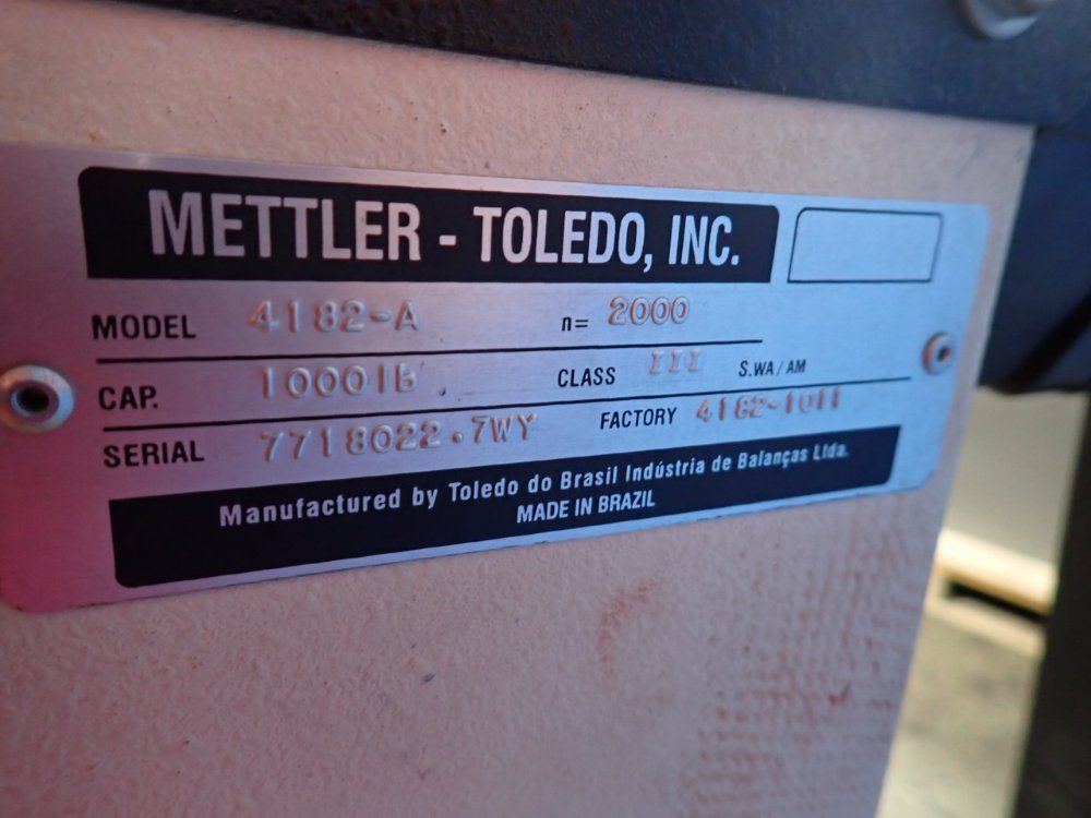 Mettler Toledo 1000 Lbs Scale - 4182-a