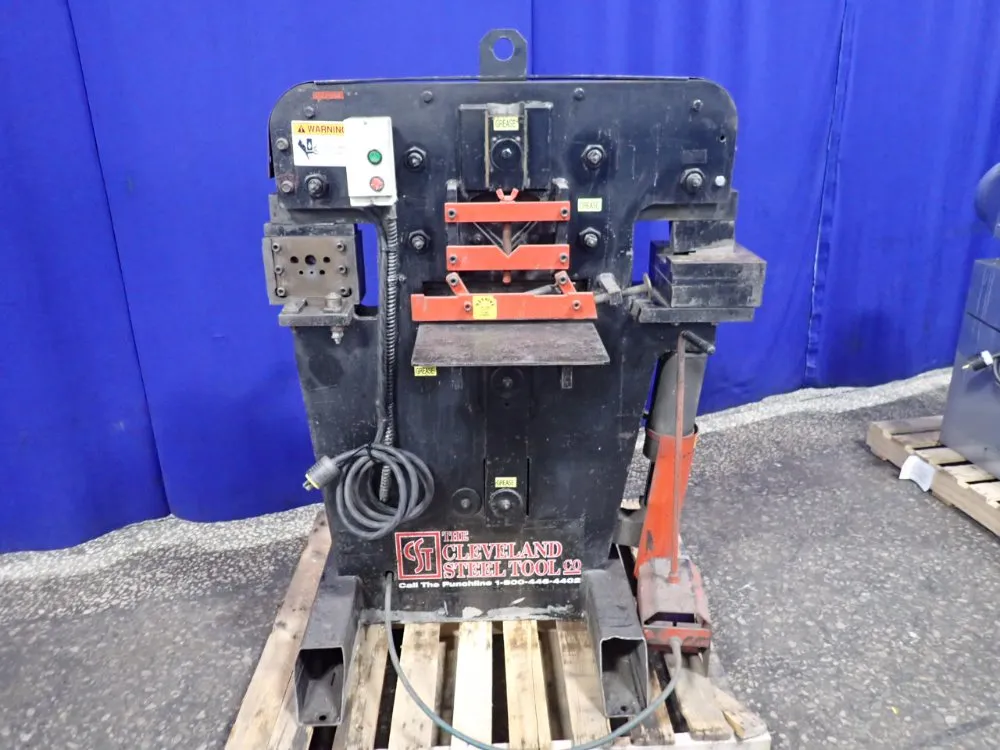 Cleveland Steel Tool Est 55 Ton Ironworker