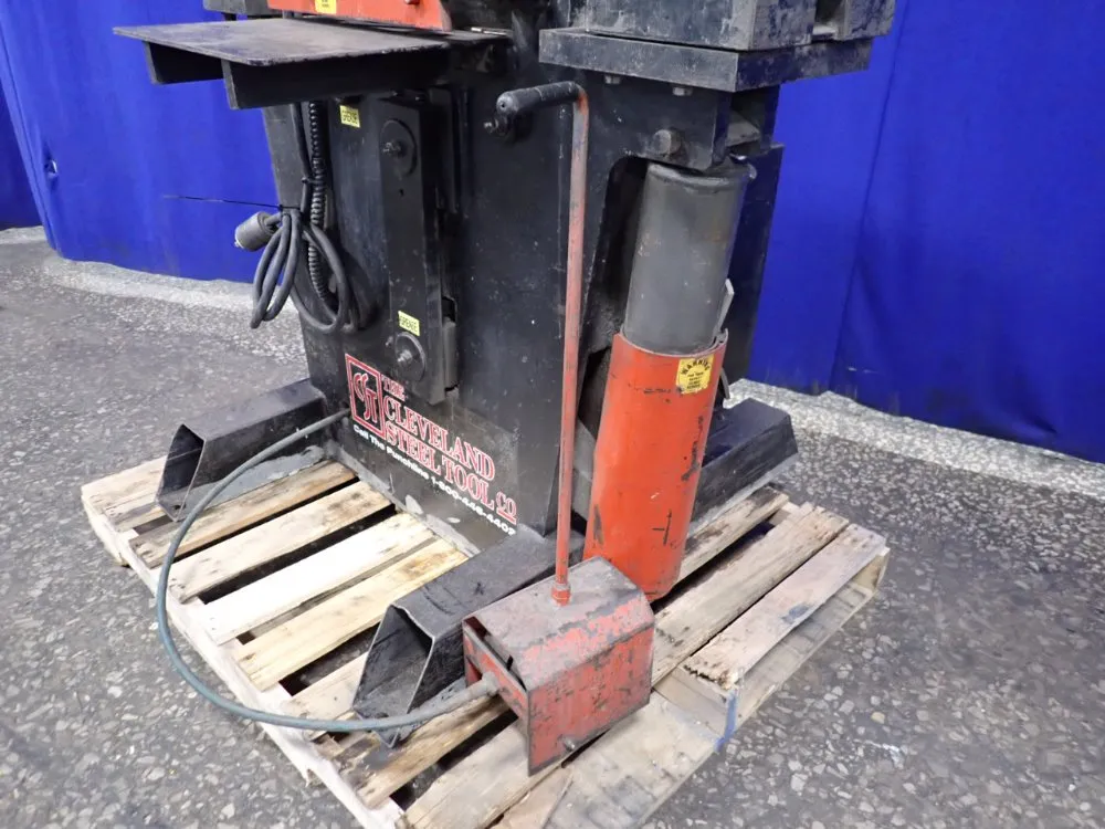 Cleveland Steel Tool Est 55 Ton Ironworker