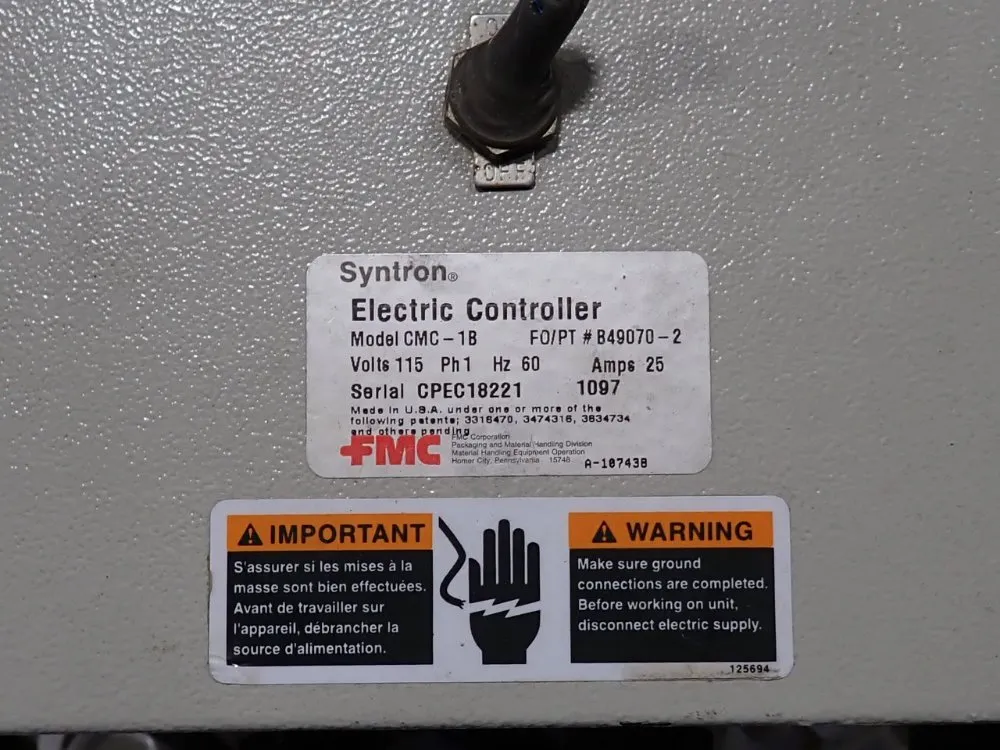 Fmc 22" Magnetic Parts Feeder - Eb-162-a