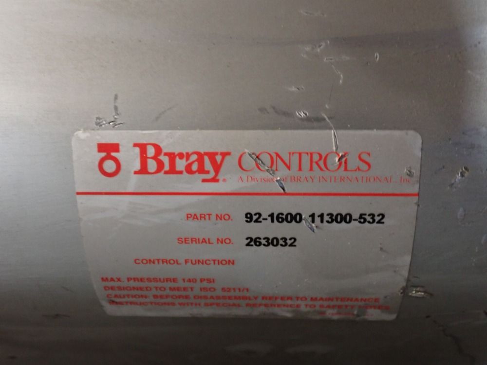Bray Controls Pneumatic Actuator - 92-1600-11300-532