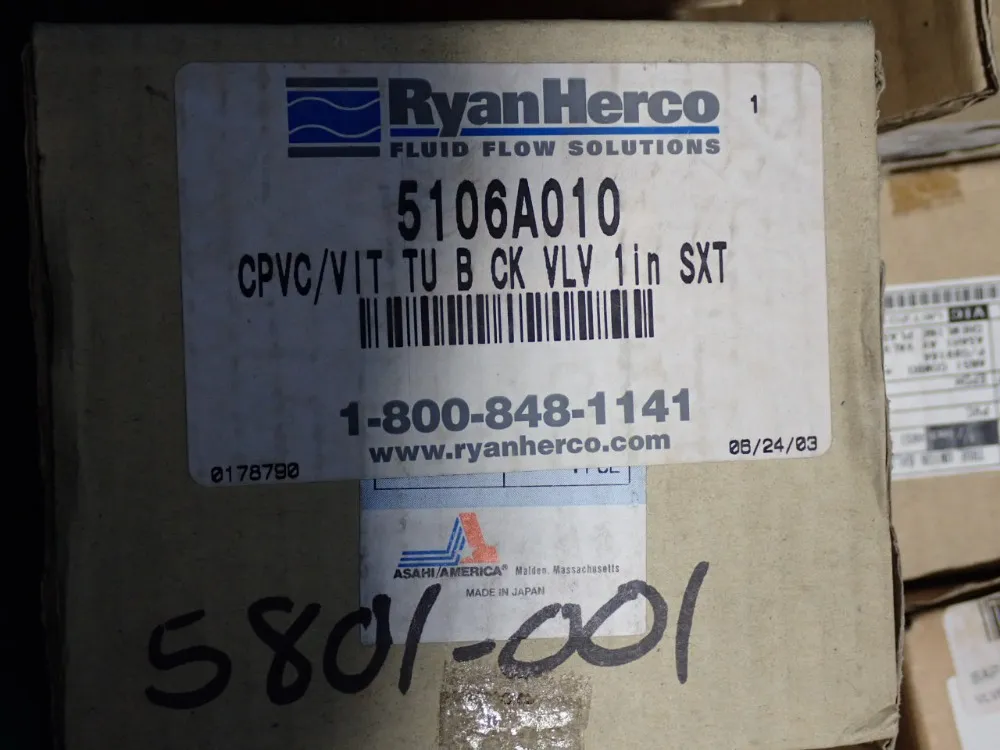 Ryanherco, True Union Ball Check Valve
