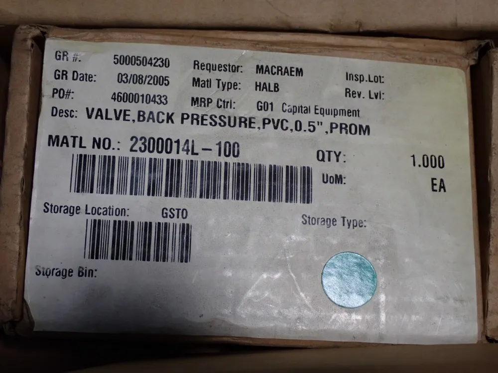 Ryanherco, True Union Ball Check Valve