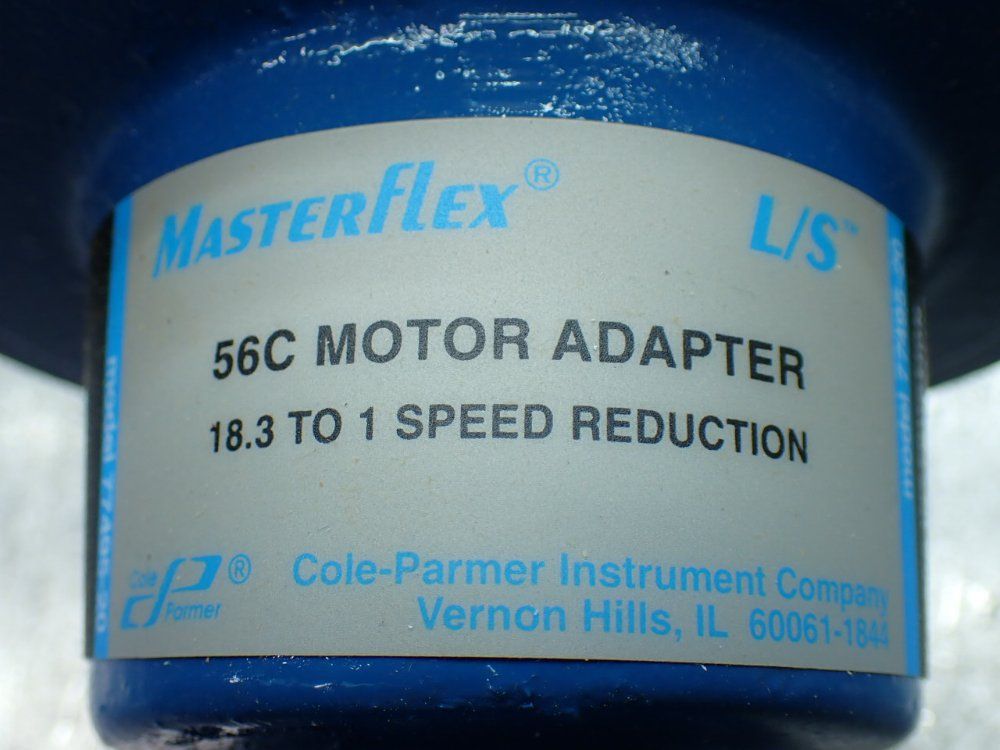 Cole-parmer 18.3 To 1 Speed Reduction Masterflex 56c Motor Adapter. - 77495-20