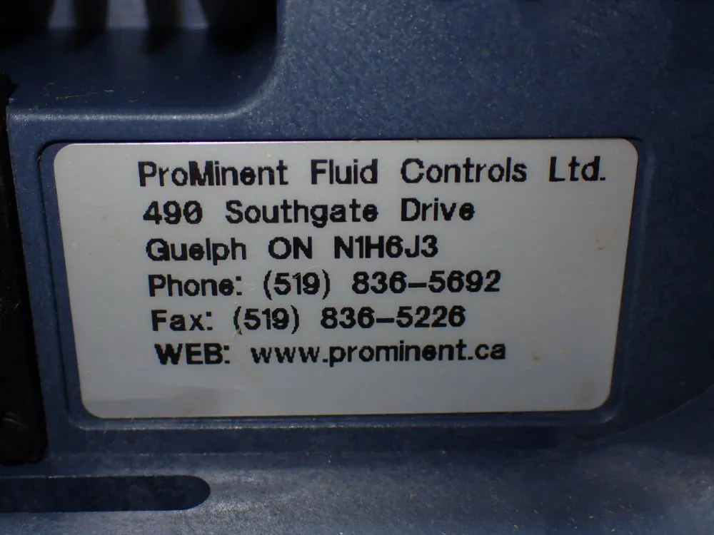 Prominent 4.5gph 17.1 L/h Metering Pump - Gala0420ppe260ud112100