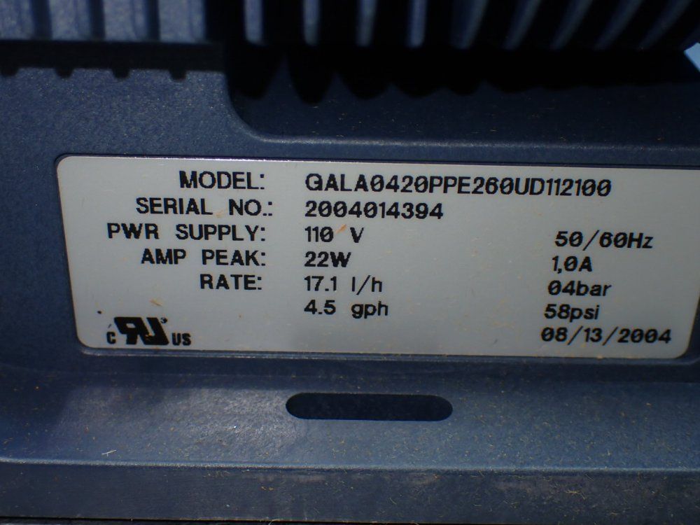 Prominent 4.5gph 17.1 L/h Metering Pump - Gala0420ppe260ud112100