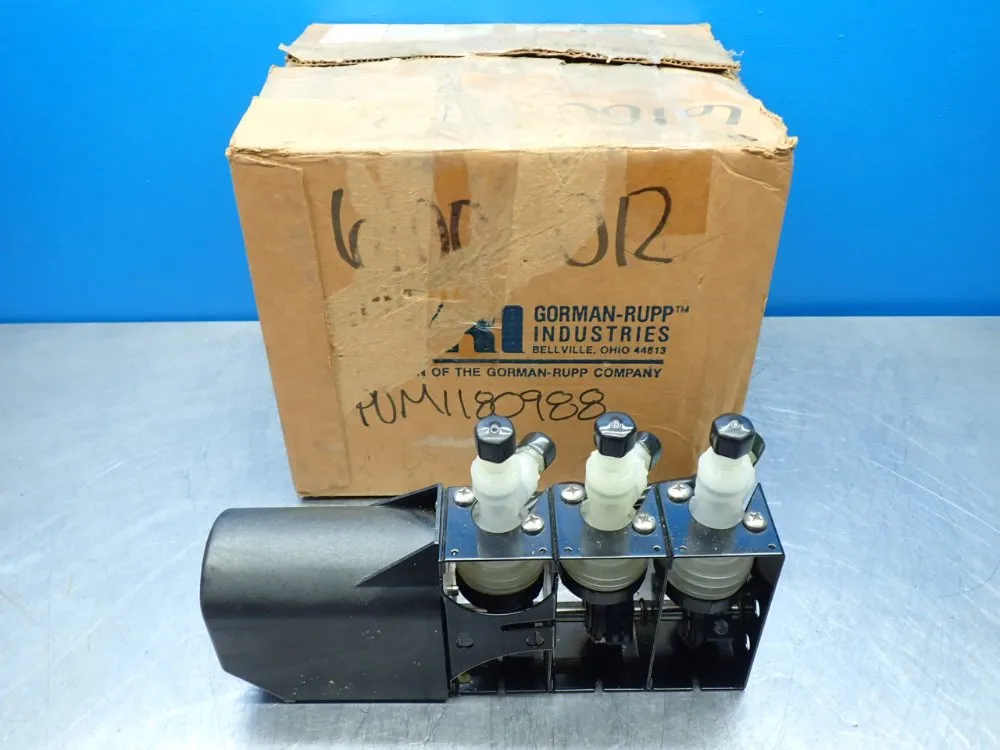 Gorman-rupp Triple Compact Bellows Pump - 16003-003 H8 F33 T7