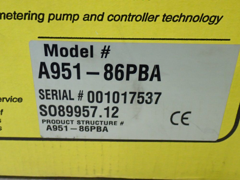 Lmi Milton Roy 1gph 110psi Metering Pump - A951-86bpa