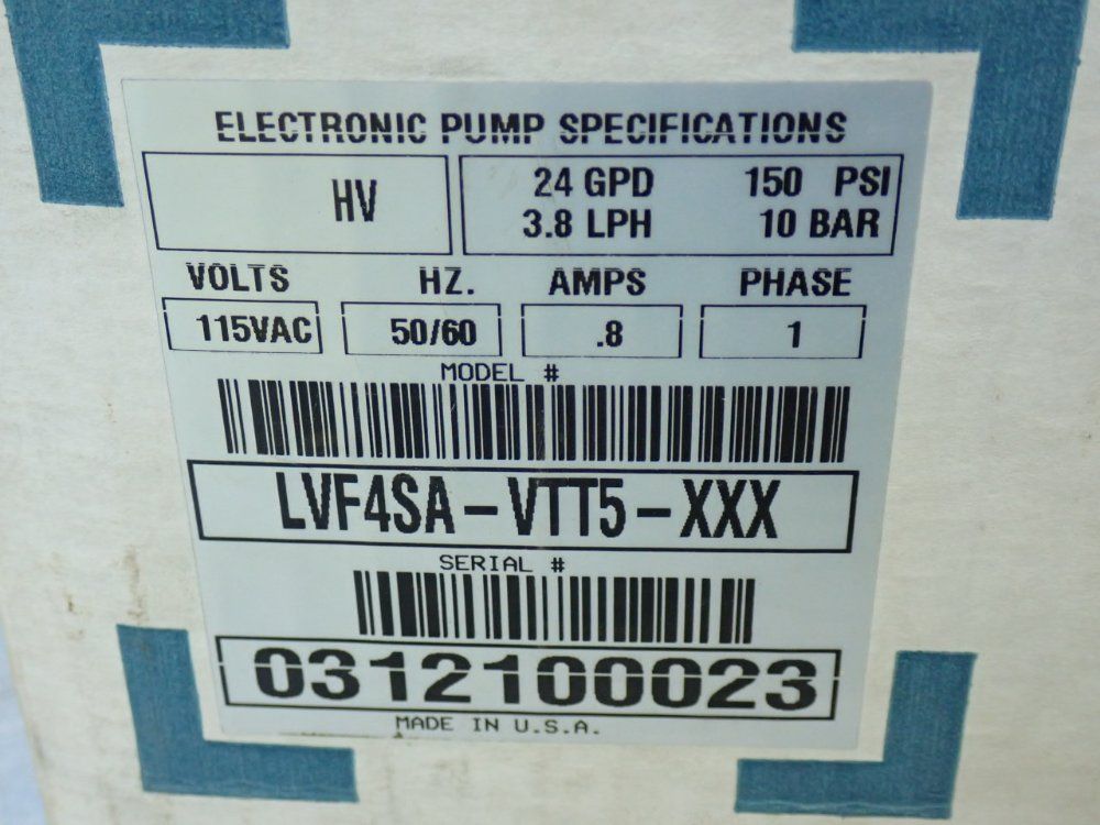 Pulsafeeder 24 Gpd 150psi Metering Pump - Lvf4sa-vtt5-xxx