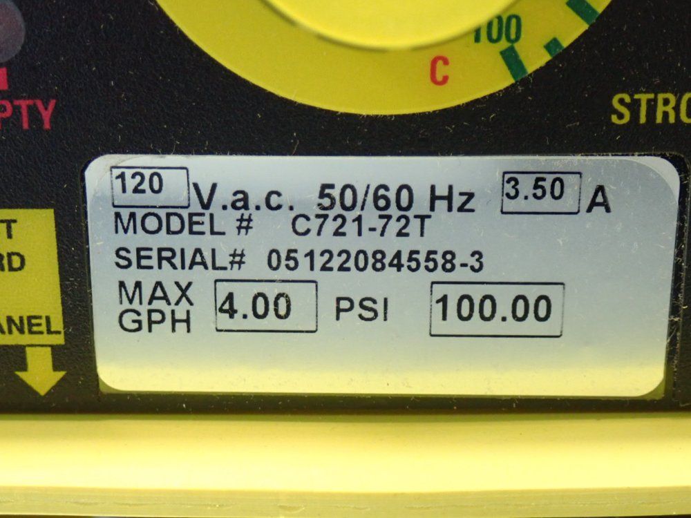 Lmi Milton Roy 4gph 100psi Metering Pump - C721-72t