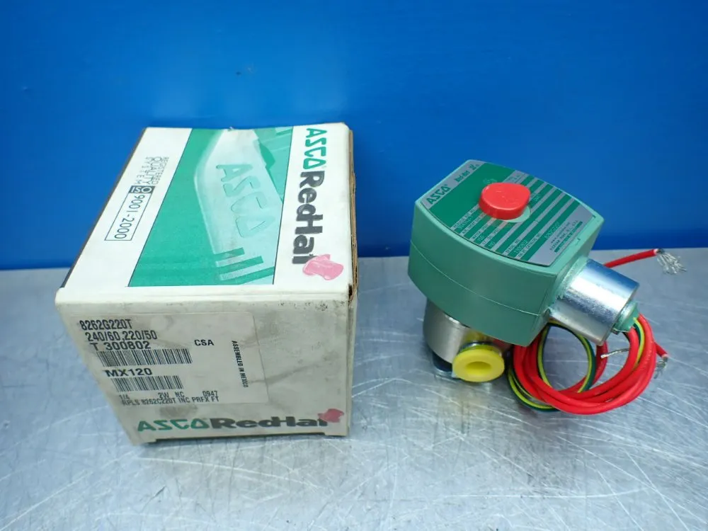 Asco 1/4"pipe Redhat Solenoid Valve - 8262g220t