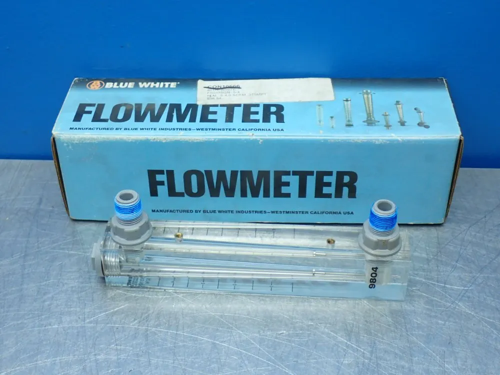 Blue White Flowmeter - F-50375gn