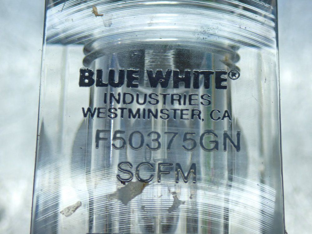 Blue White Flowmeter - F-50375gn