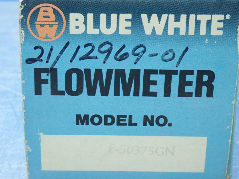 Blue White Flowmeter - F-50375gn