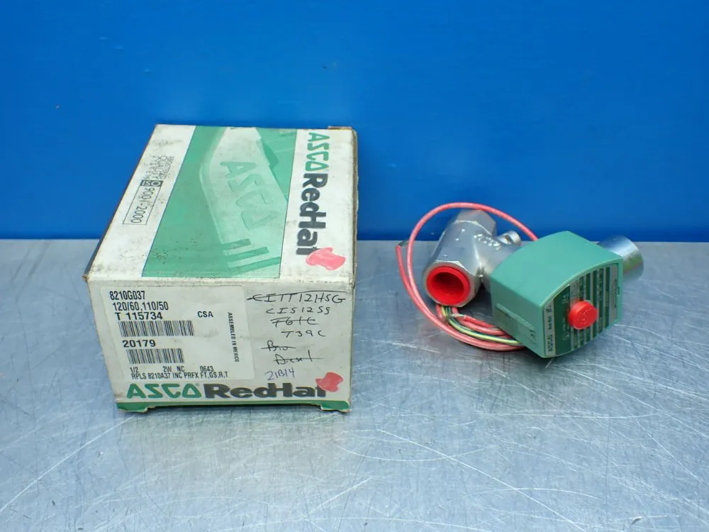 Asco 1/2" Pipe Redhat Solenoid Valve - 8210g037