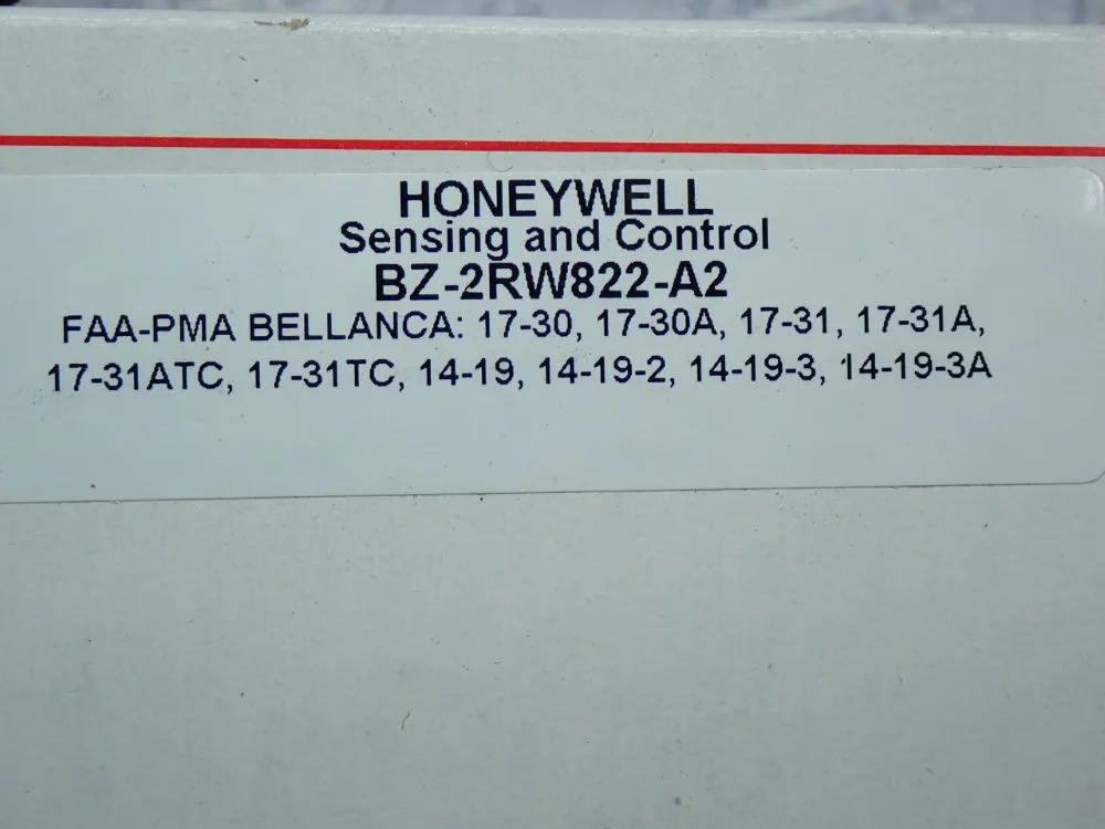 Honeywell Basic Roller Lever Micro Switch - Bz-2rw822-a2