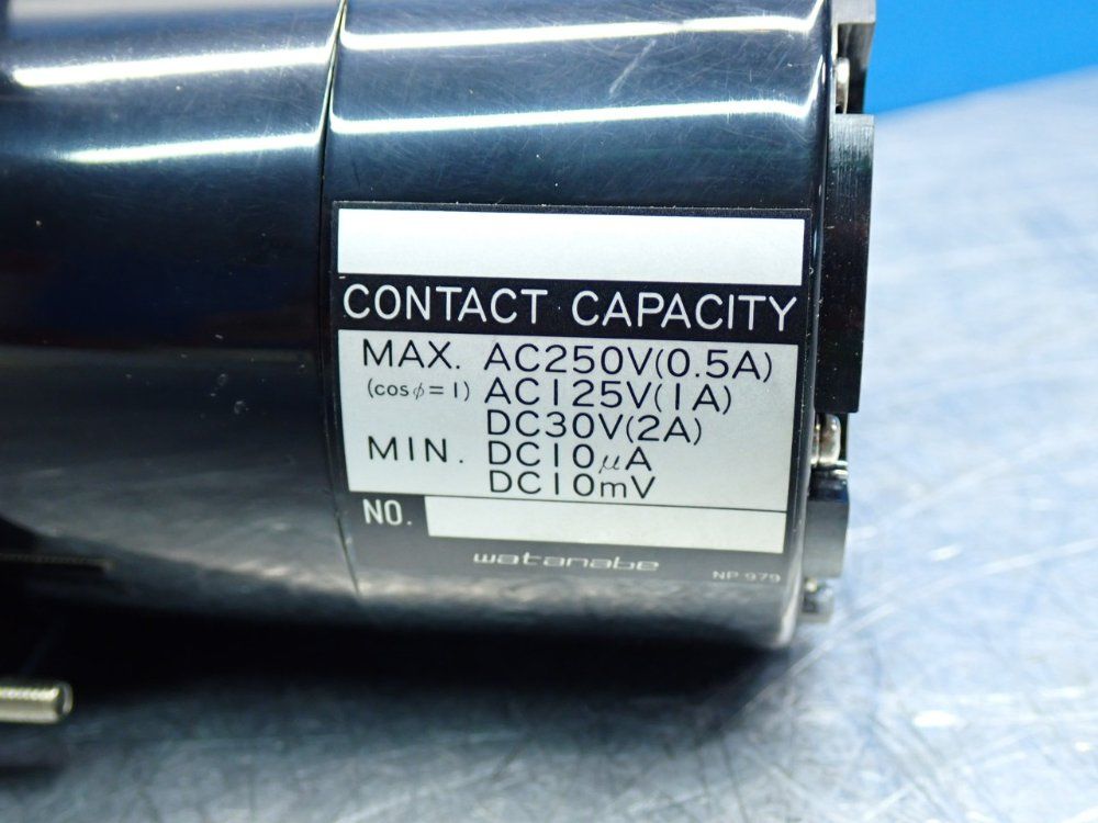 Watanabe Vaccum Panel Meter - Wsc-85gd-2kn-1s