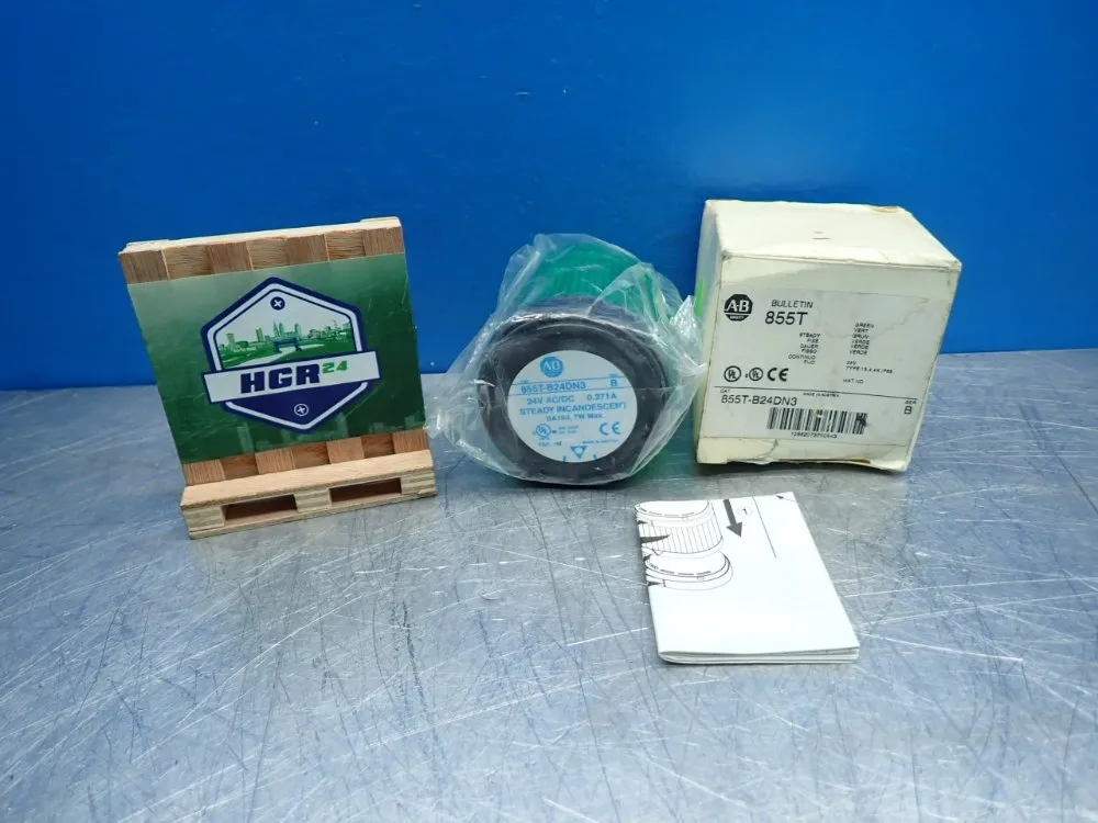 Allen Bradley 70 Mm 855t-series Steady Incandescent Stack Light - 855t-b24dn3