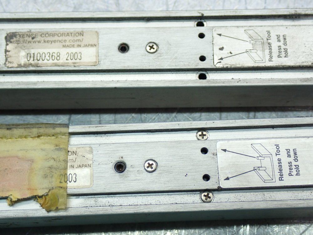 Keyence 140mm Detection Area, 7m Detection Distance Light Curtain Extension Kit - Pj-v21