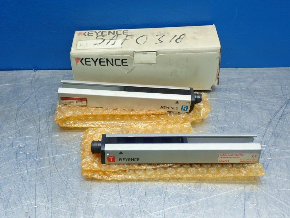 Keyence Light Curtain Reciver And Transmitter - Pj-v22