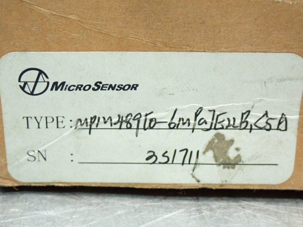 Microsensor Pressure Transmitter - Mpm489