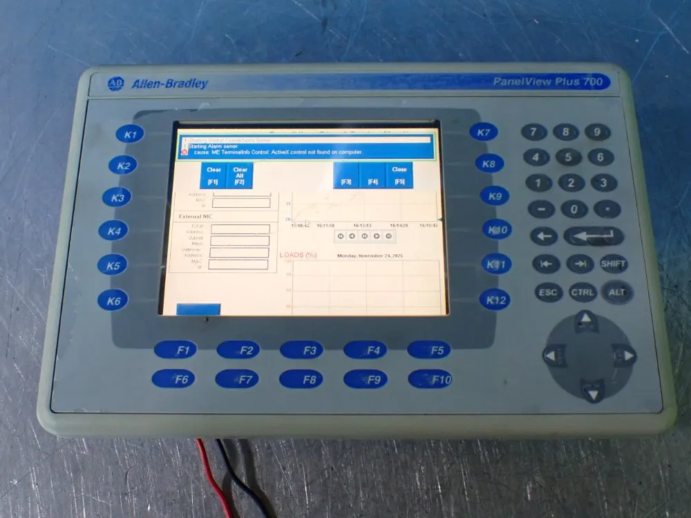 Allen-bradley Panelview Plus 700 Operator Panel - 2711p-b7c4d1