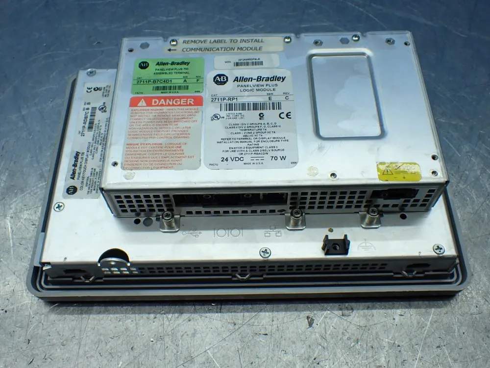 Allen-bradley Panelview Plus 700 Operator Panel - 2711p-b7c4d1