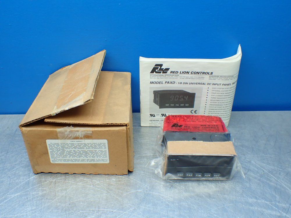 Red Lion Controls Dc Volt/current Input Panel Meter - Paxd0010