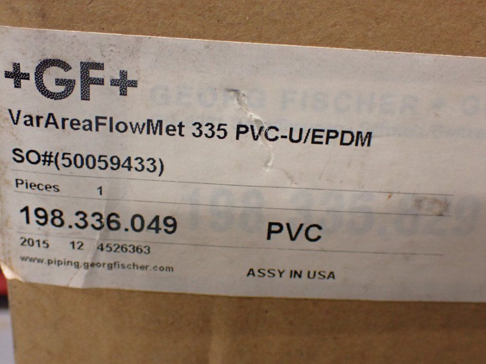 +gf+ 6-66gpm Flow Meter - 198.336.049