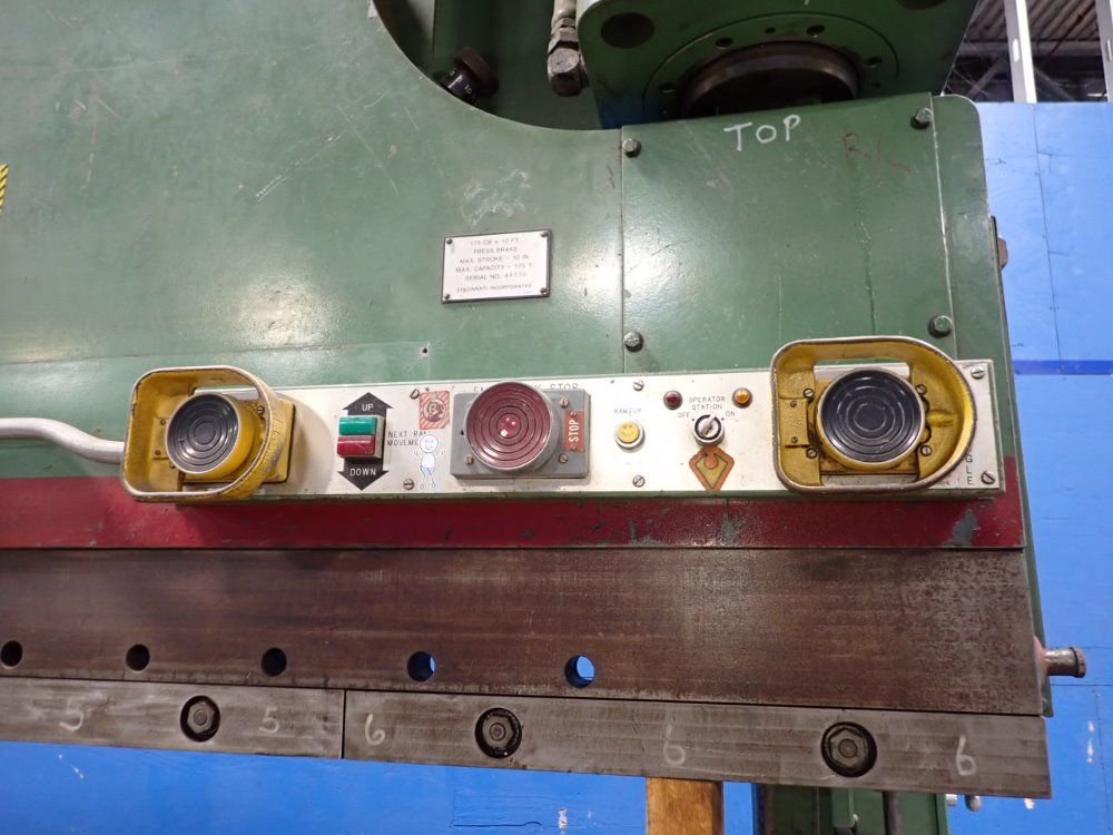 Cincinnati 175 Ton X 143 3/4" Press Brake - 175 Cb X 10 Ft