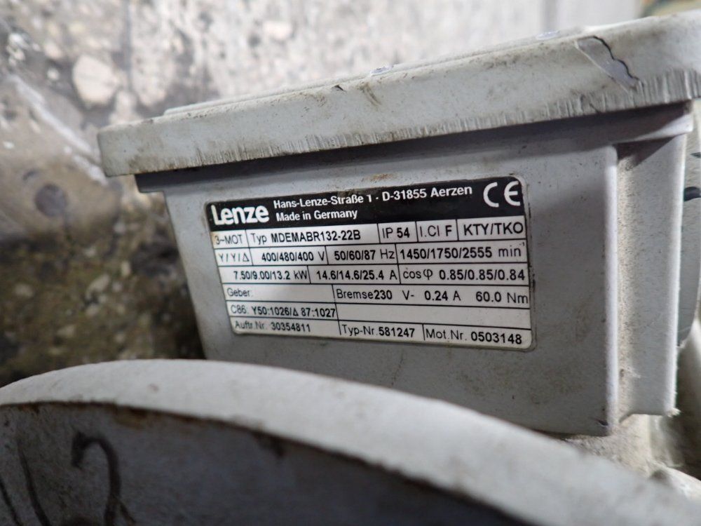 Lenze 7.50 Kw Motor