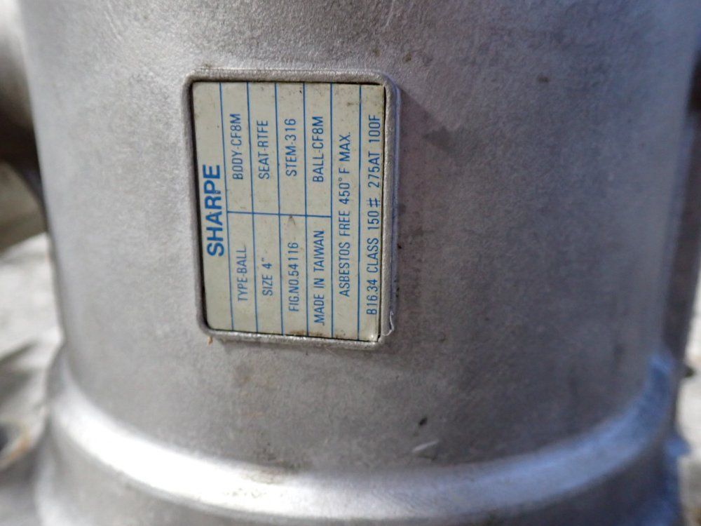 Sharpe 4" Piston Check Valve - Body-cf8m