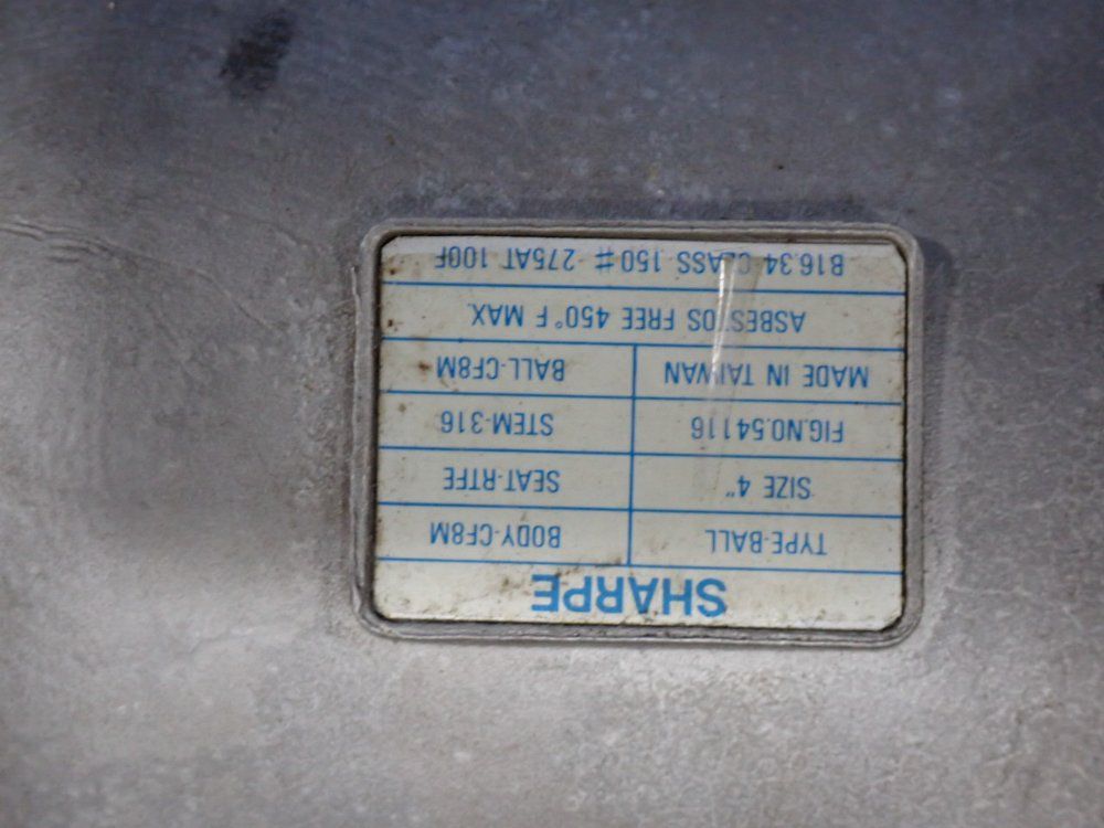 Sharpe 4" Valve - Body-cf8m