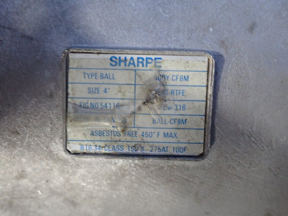 Sharpe 4" Valve - Body-cf8m