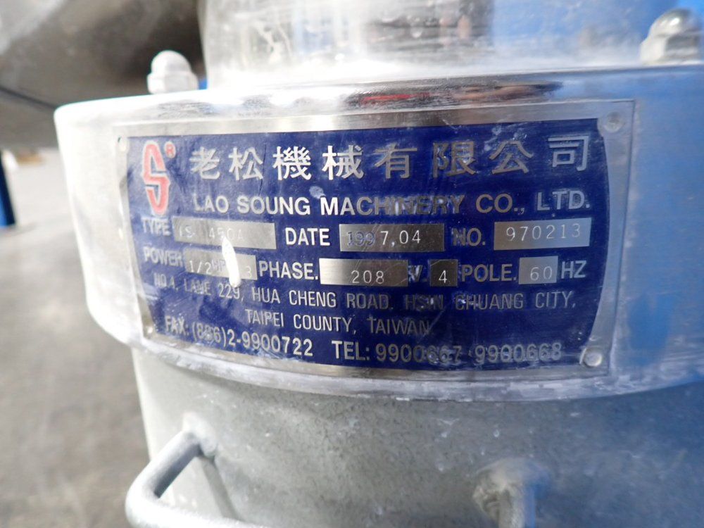Lao Soung Machinst Co 1/2 Hp Seperator - Ls.450a
