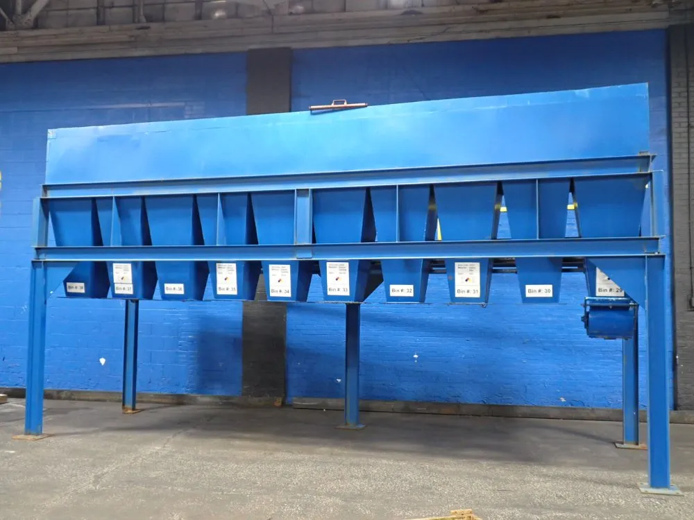 20" X 20" X 48" 9 Bin Hopper
