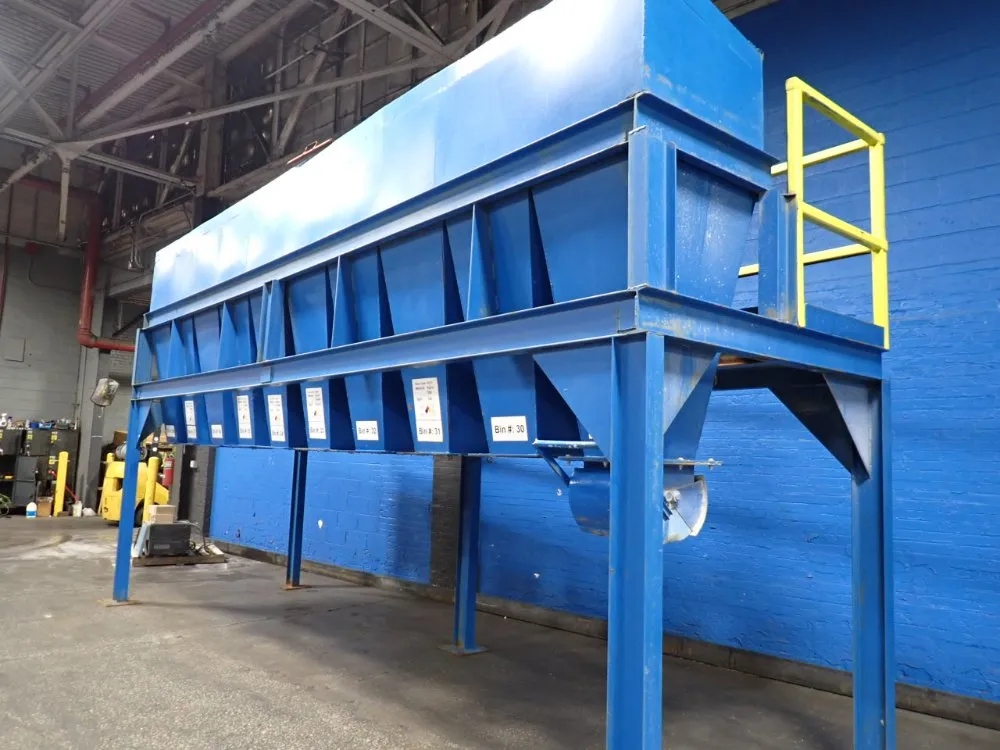 20" X 20" X 48" 9 Bin Hopper