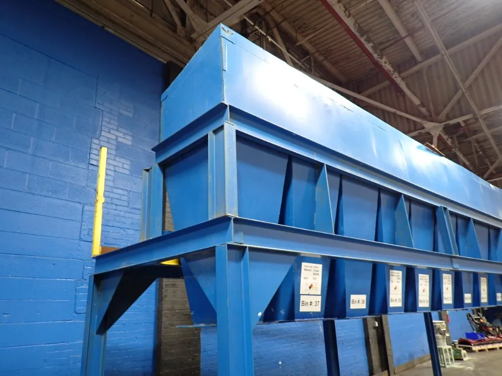 20" X 20" X 48" 9 Bin Hopper