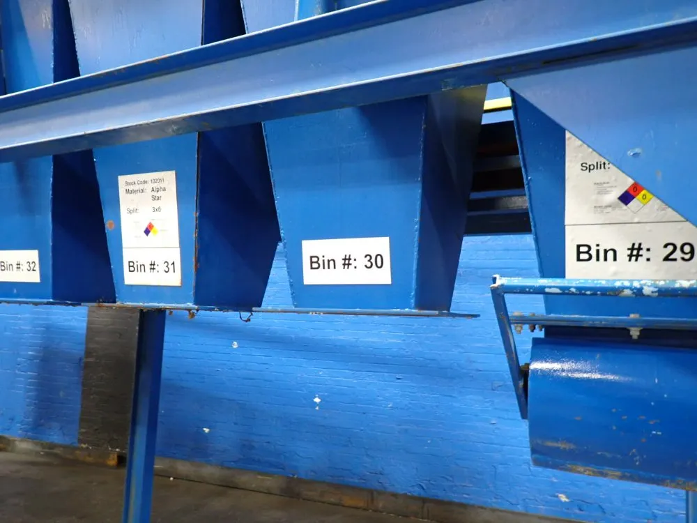 20" X 20" X 48" 9 Bin Hopper