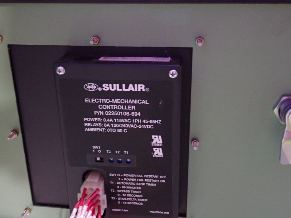 Sullair 30 Hp Air Compressor - Ls10a-30l/a/sul
