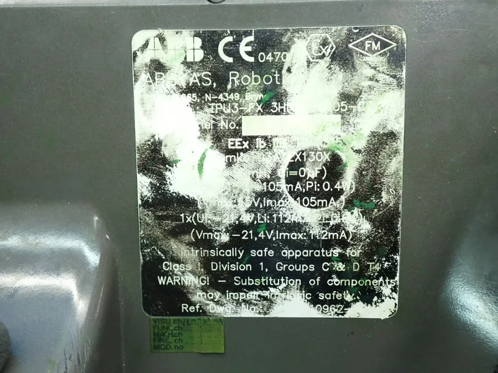 Abb Robot Teach Pendant Tpu3-fx Controller - 3hna010905-001