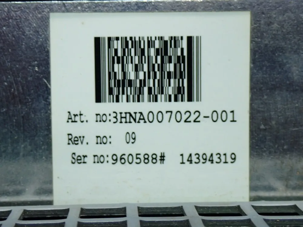 Abb Ppru Robot Controller Module - 3hna007022-001