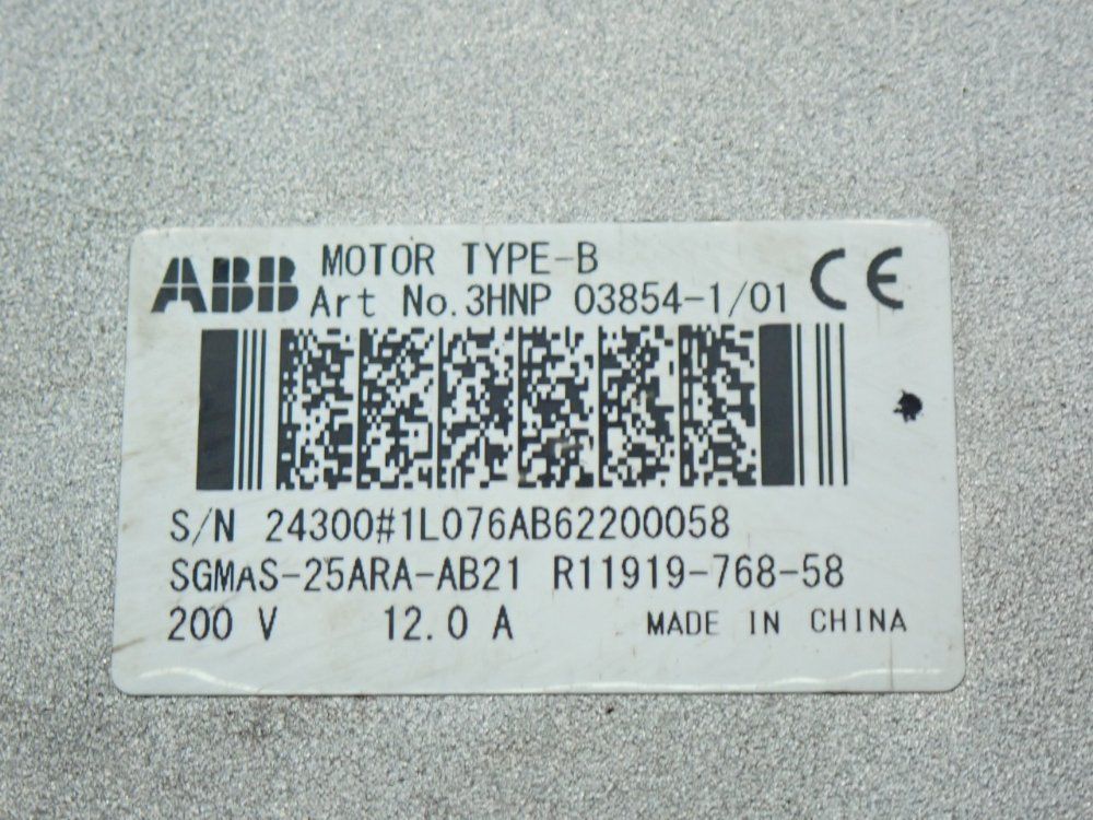 Abb Robot Servo Motor - 3hnp03854-1