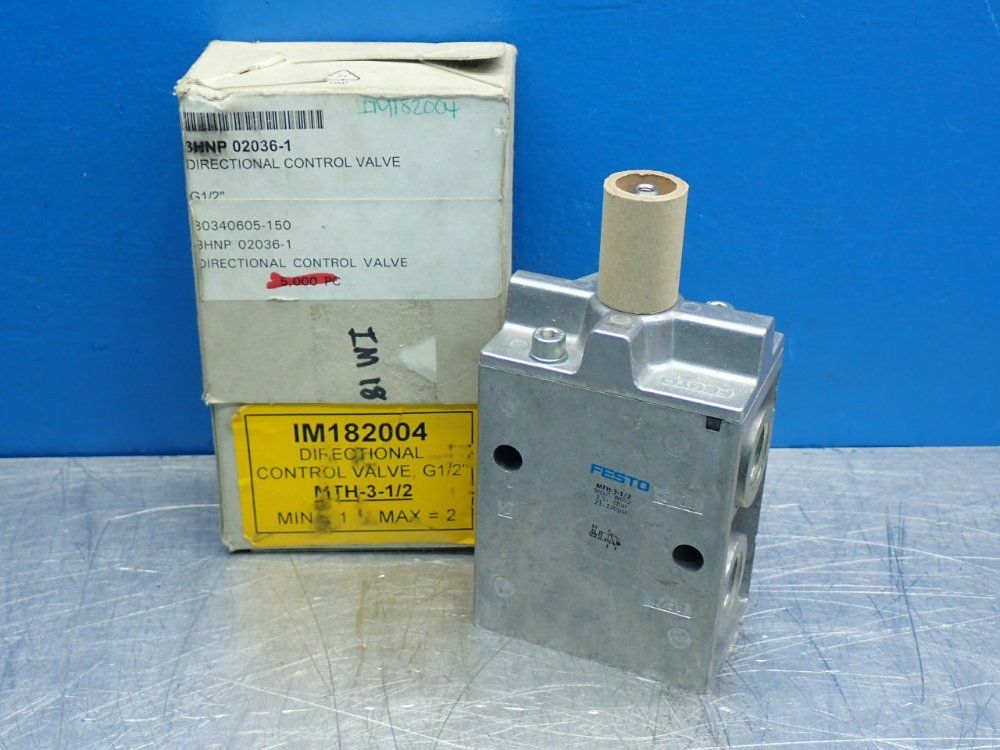 Festo 120psi Air Solenoid Valve - 9857